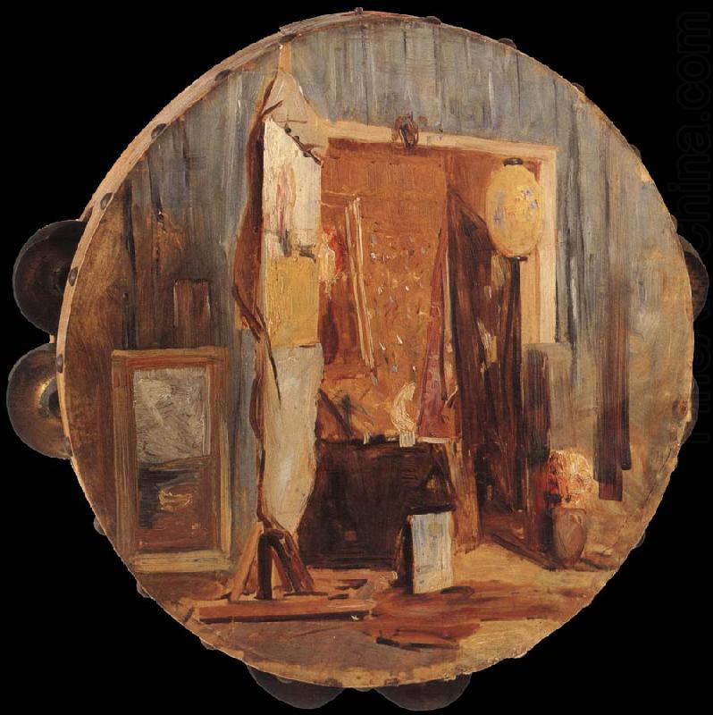 Arthur streeton in the artist-s studio china oil painting image